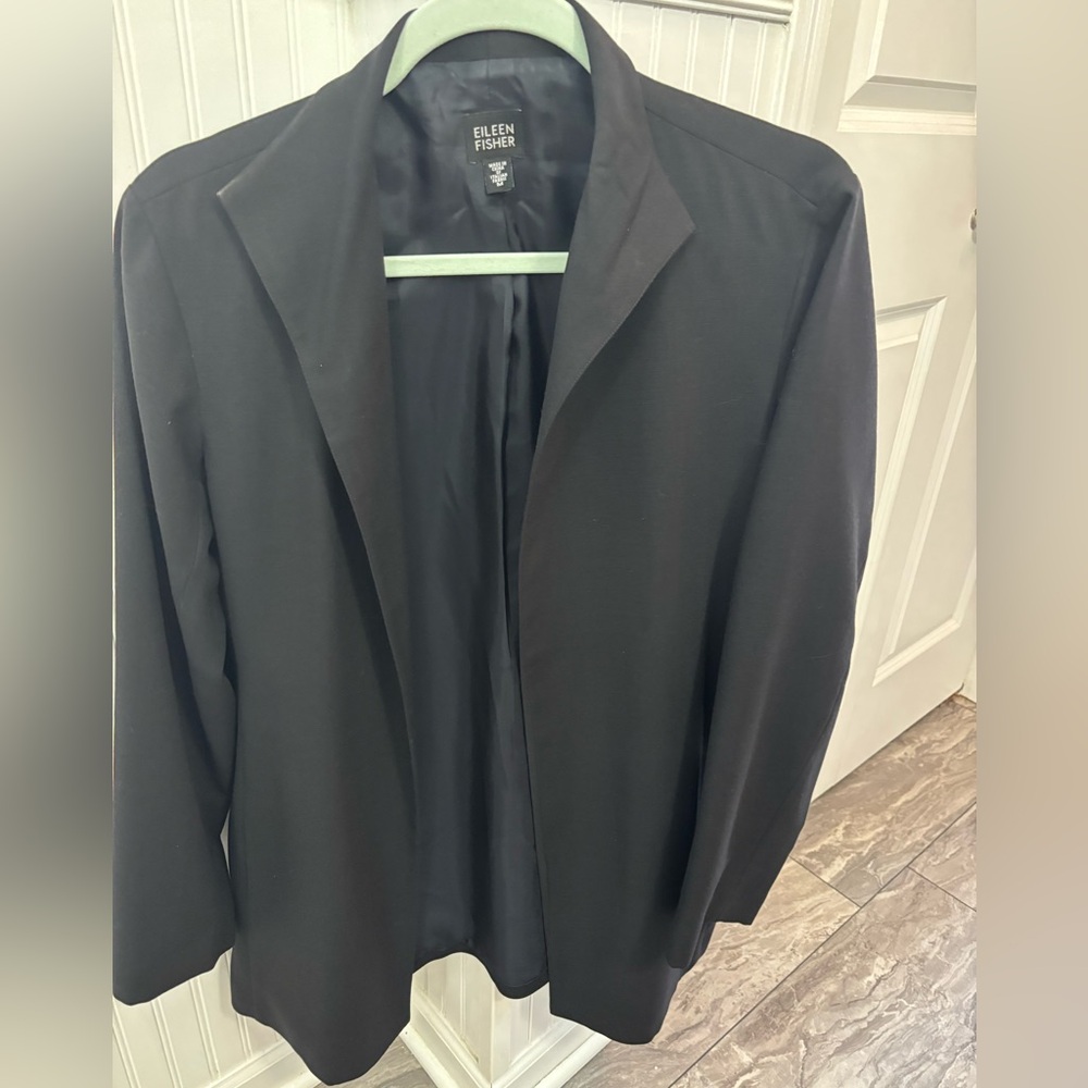 Eileen Fisher Women's Elegant Black Blazer